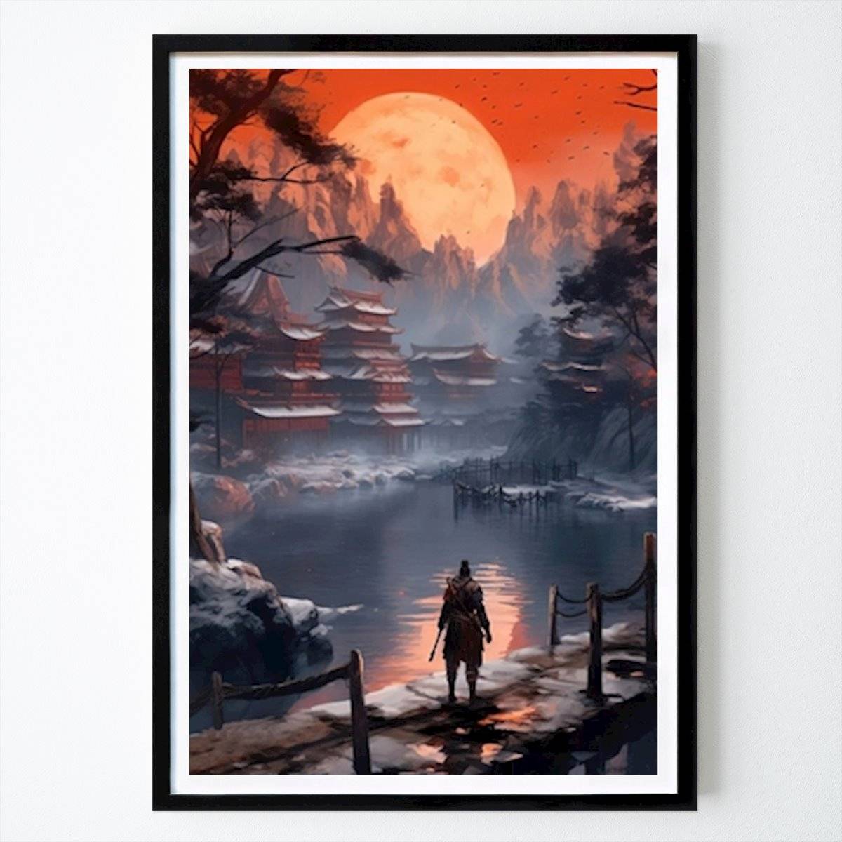 Sekiro skuggor dör två gånger - Poster av Panjol 02 - Stad