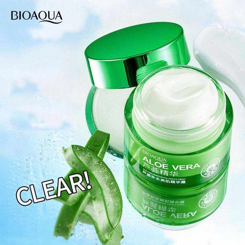 BIOAQUA Aloe Vera Hydrating Skin Essence Cream Aloe Vera Gel Hydrating Fuktgivande Närande ansiktskräm