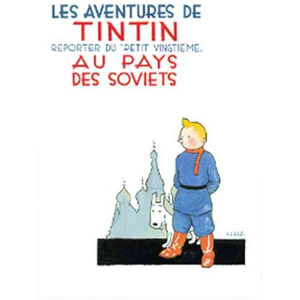 Poster Tintin i Sovjet (1) – 50 x 70 cm
