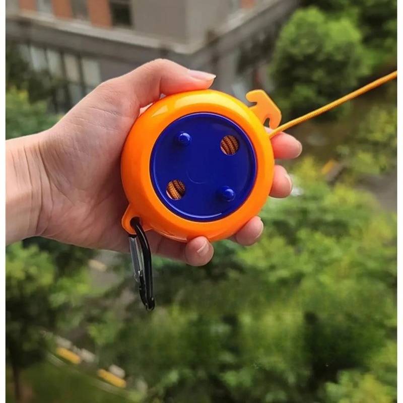 10M Retractable Travel Clothesline Laundry Drying Rope Windproof Anti Slip Outdoor Clothesline for Hotel Camping Accessories 1PC