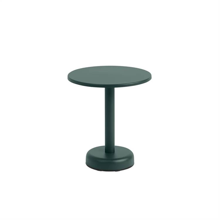 Muuto Linear Steel Cafe Trädgårdsbord -  Dark Green 42, H47