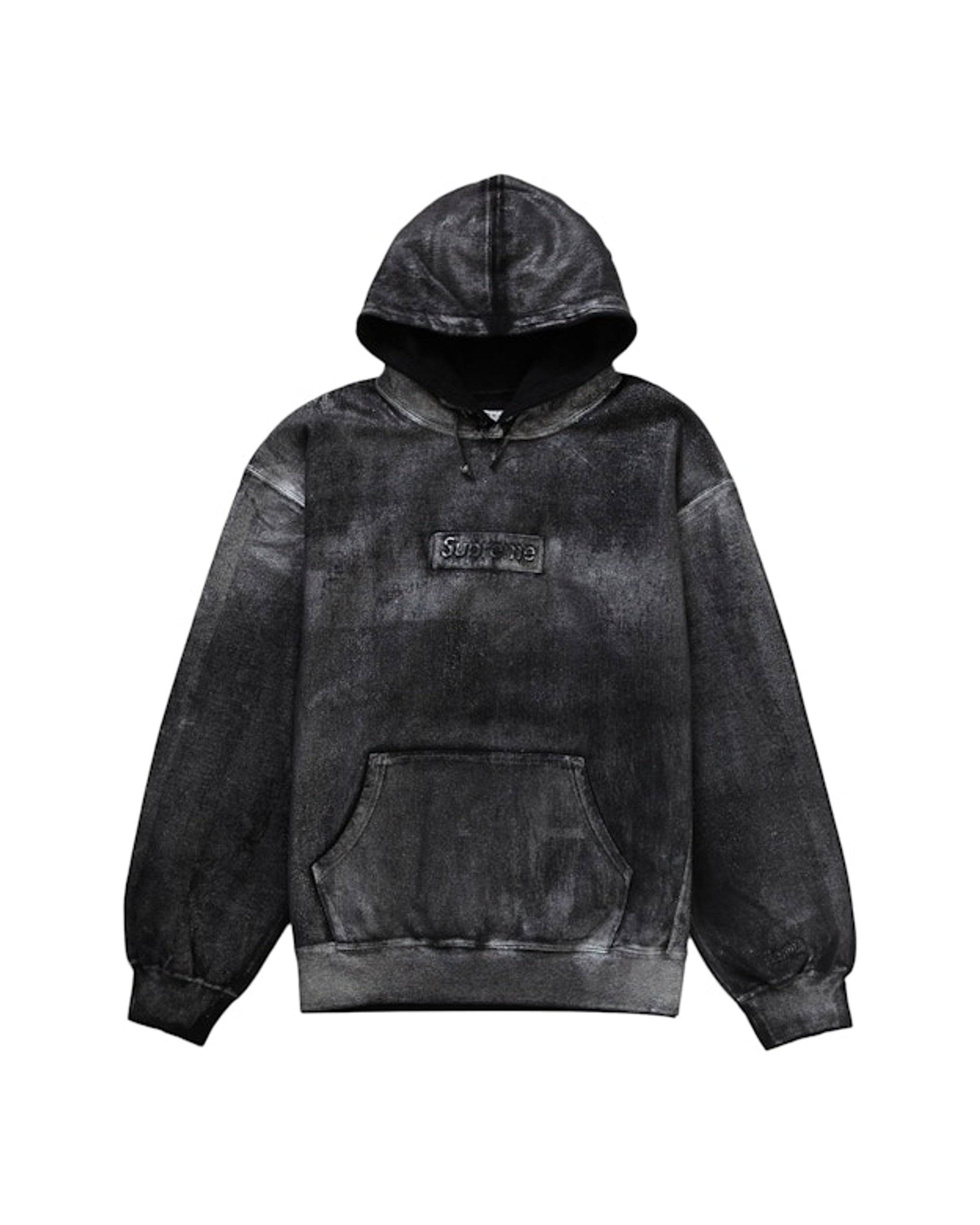 Supreme MM6 Maison Margiela Foil Box Logo Hoodie Black - S