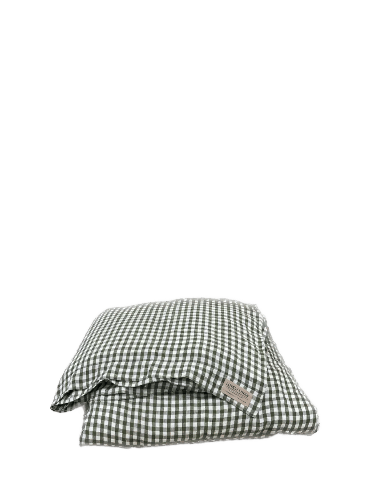 Lovely Linen Misty-Sengetæppe - Green - 135X200 cm