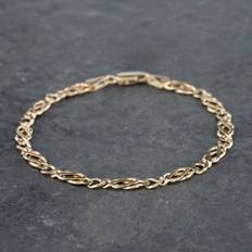 Pre-Owned 9ct Yellow Gold 7.5 Inch Celtic Chain Bracelet 41281424