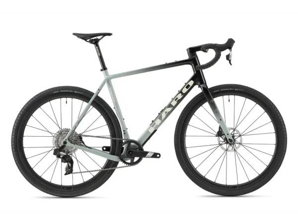 Haro Buzzard Carbon 2 Gravelcykel Semi-Gloss Slate Blue Black Fade / White - Cykelstørrelse 54 cm