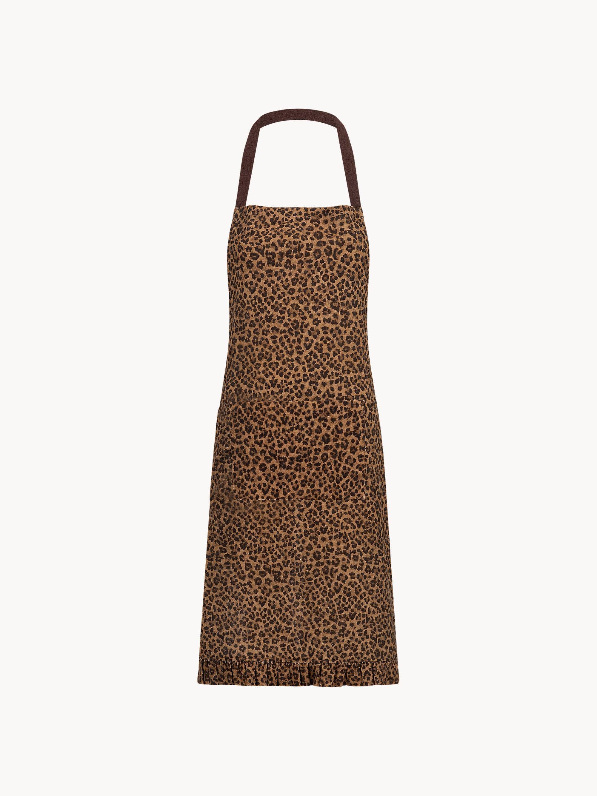 Förkläde i Bomull Leopard