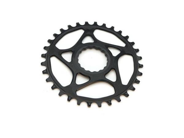 absoluteBLACK Boost Singlespeed rund 32T klinge direkte montering sort 3 mm offset