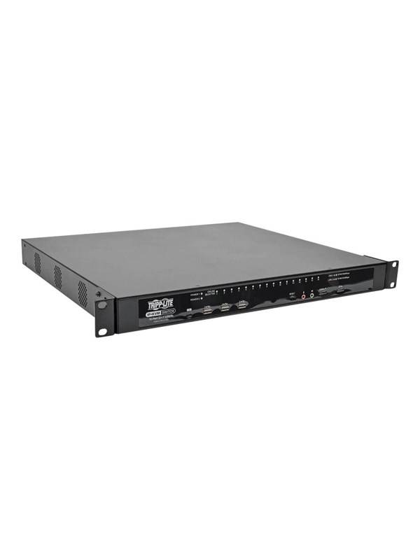 Tripp Lite Eaton series 16-Port KVM Switch Cat5 Over IP 1 Local 2 Remote User 1U TAA GSA