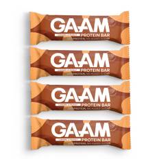 4 X Gaam Protein Bar 55 G Caramel & Peanut