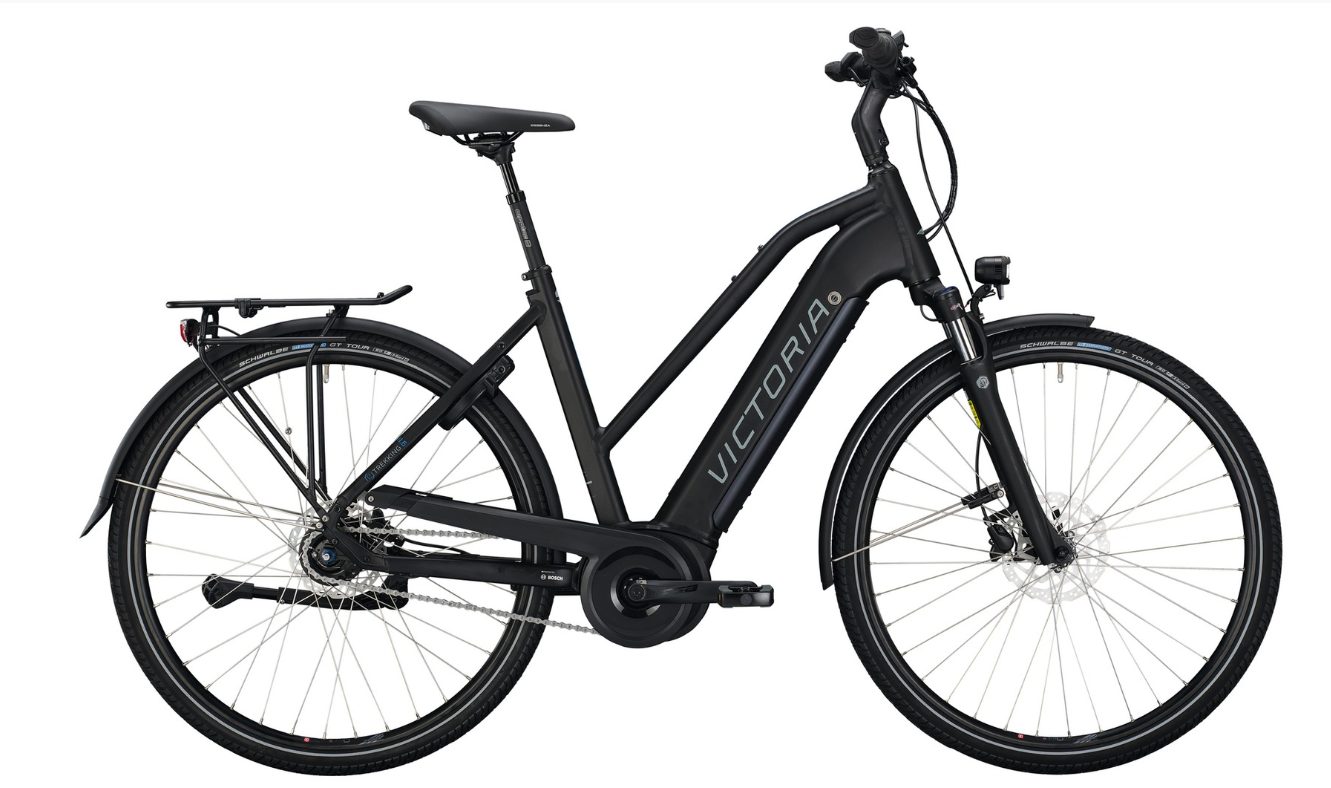 Victoria E trekking 11,4 Dame Bosch 500Wh 8 Gear Sort Sport 48 Cm