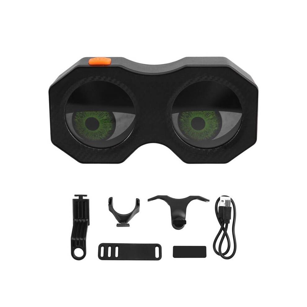 Bicycle Eye Tail Light Electric Bike Eye Tail Light Rechargeable Eye Wireless Eye Dual-Eye