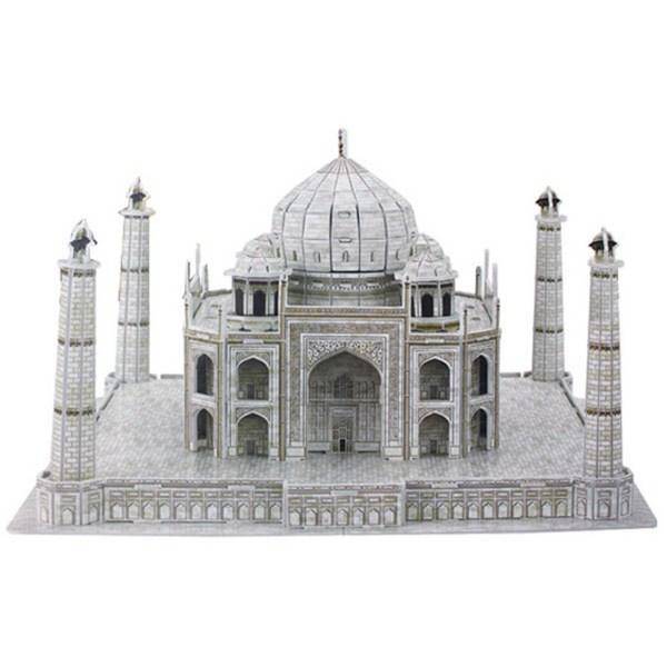 3D Magic Puzzle Jag gör en världsberömd byggnadsserie Taj Mahal Paper Block korea 3d Puzzle gray