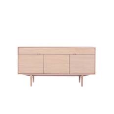 PBJ Oculus skænk m. 3 låger (Light Oak Lacquered, Træfinér)