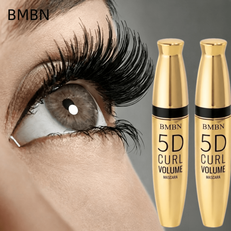 2pcs-bmbn Mascara, Natural Lengthening, Natural Volumizing, 5d Mascara - Long Extension, Eye Makeup, Curling And Setting, Types, Formula, Long-lasting Curling Mascara
