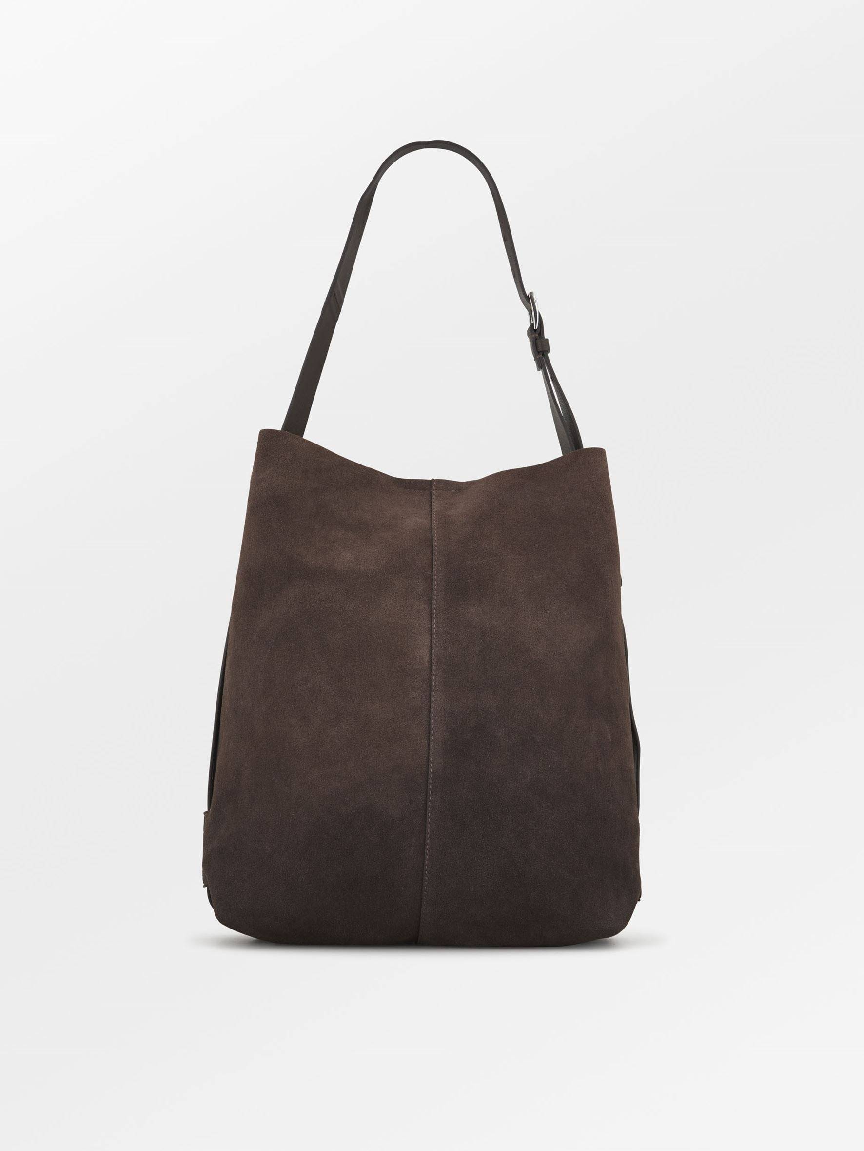 Suede Mae Belted Bag