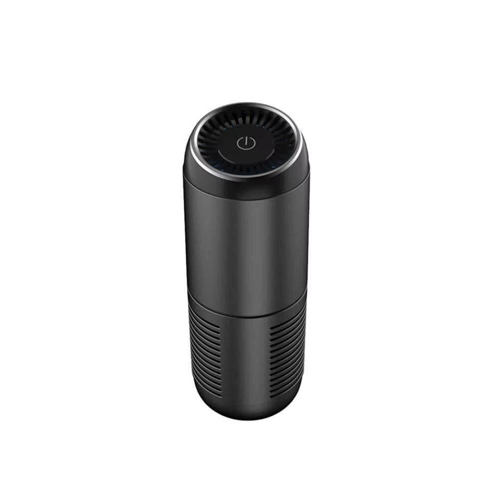 Portable Car Air Purifier,Negative Ion Generator for Smoke and Odor Removal, Low Noise Compact Desktop Air Freshener A