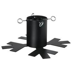 VINTERFINT julgransfot, metall svart