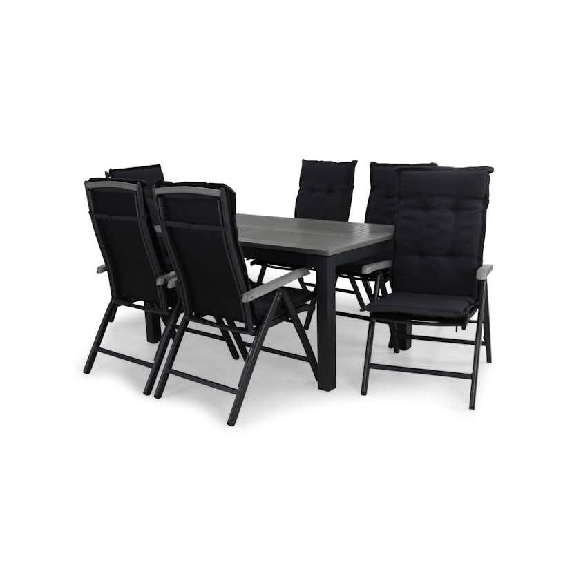 Matgrupp Utomhus Comfort Garden Monaco 152-210 Lyx 6 inkl. Dynor