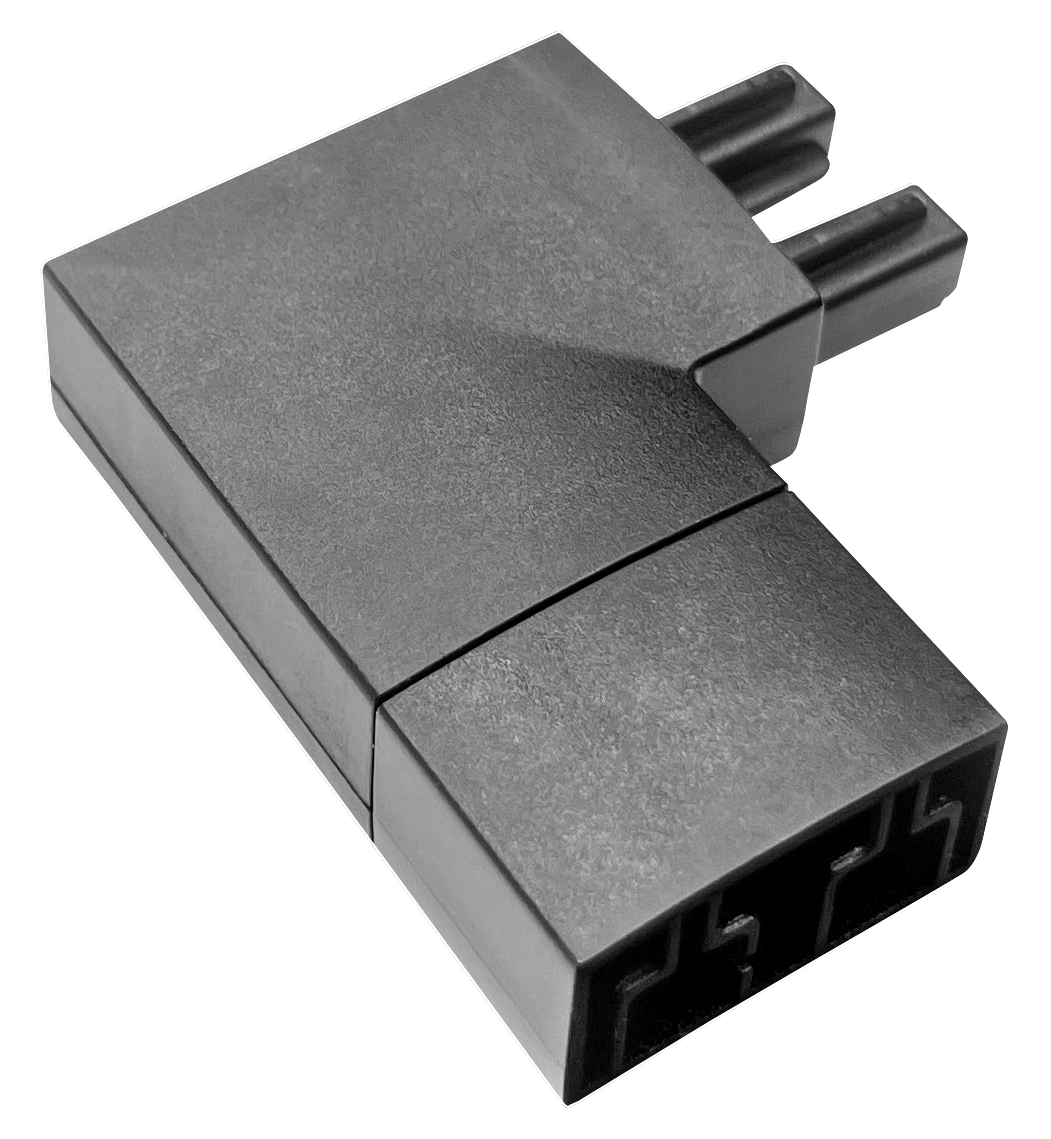 Aneta Lighting Scanled PRO 71238-15 Skarv 90°, höger Svart