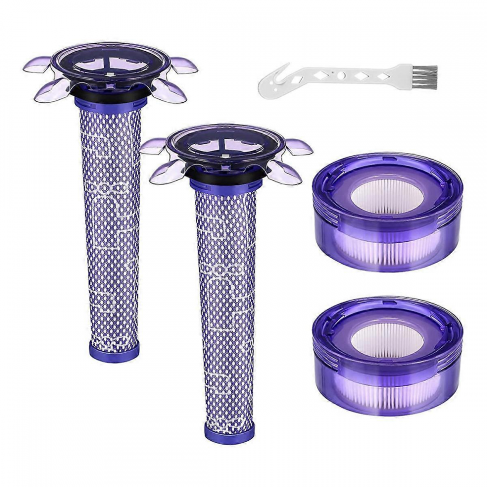 Dammsugarfilterutbytessats kompatibel med Dyson V8 sladdlös dammsugare modell SV25, Dyson V8 Focus Matte