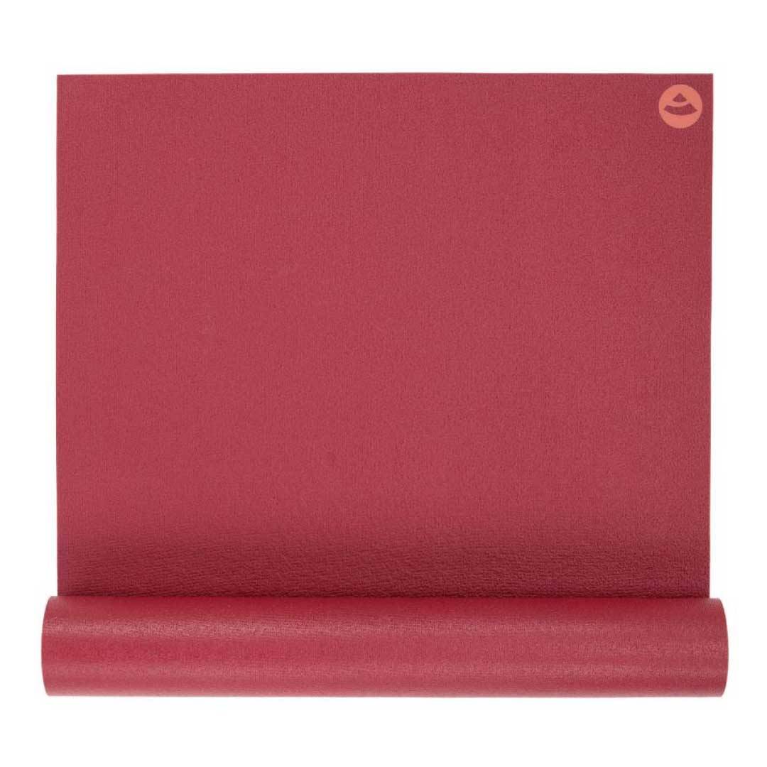Rishikesh XL Premium Yogamåtte - 200x60 cm. x 4,5 mm. Bordeaux