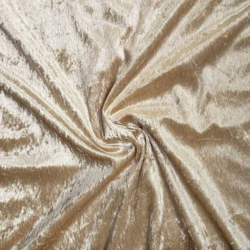 Nervøs velour i guld farve