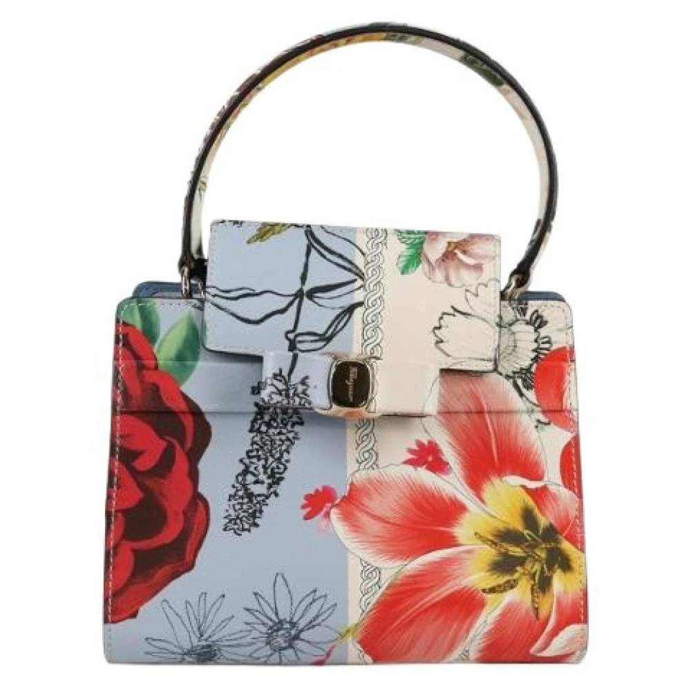 Salvatore Ferragamo Pre-owned Pre-owned Mini Bag - Vintage - Dame - Flerfarvet - ONE SIZE - Læder