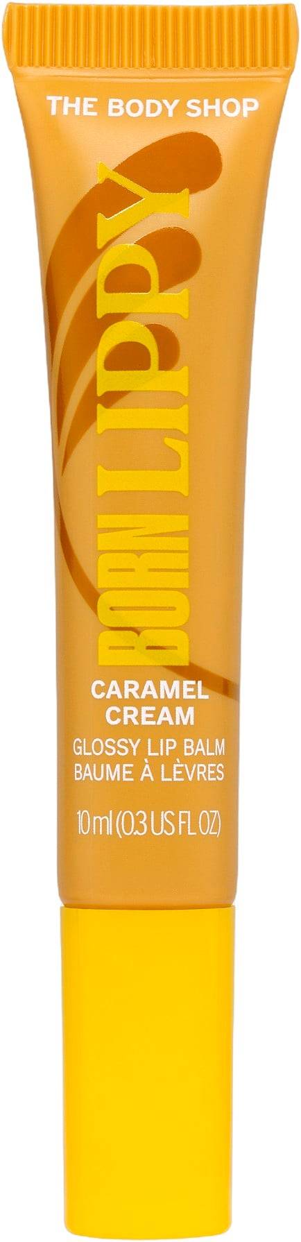 The Body Shop Born Lippy Caramel Cream 10ml - Lipgloss hos Magasin.