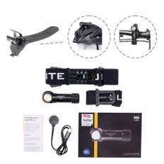 Cykelhjälmslampa LUMONITE® Vector V2 - 500 lm / Laddbar, New