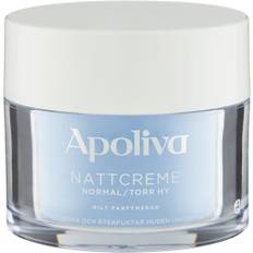 Apoliva nattcreme normal/torr parfymerad, 50 ml