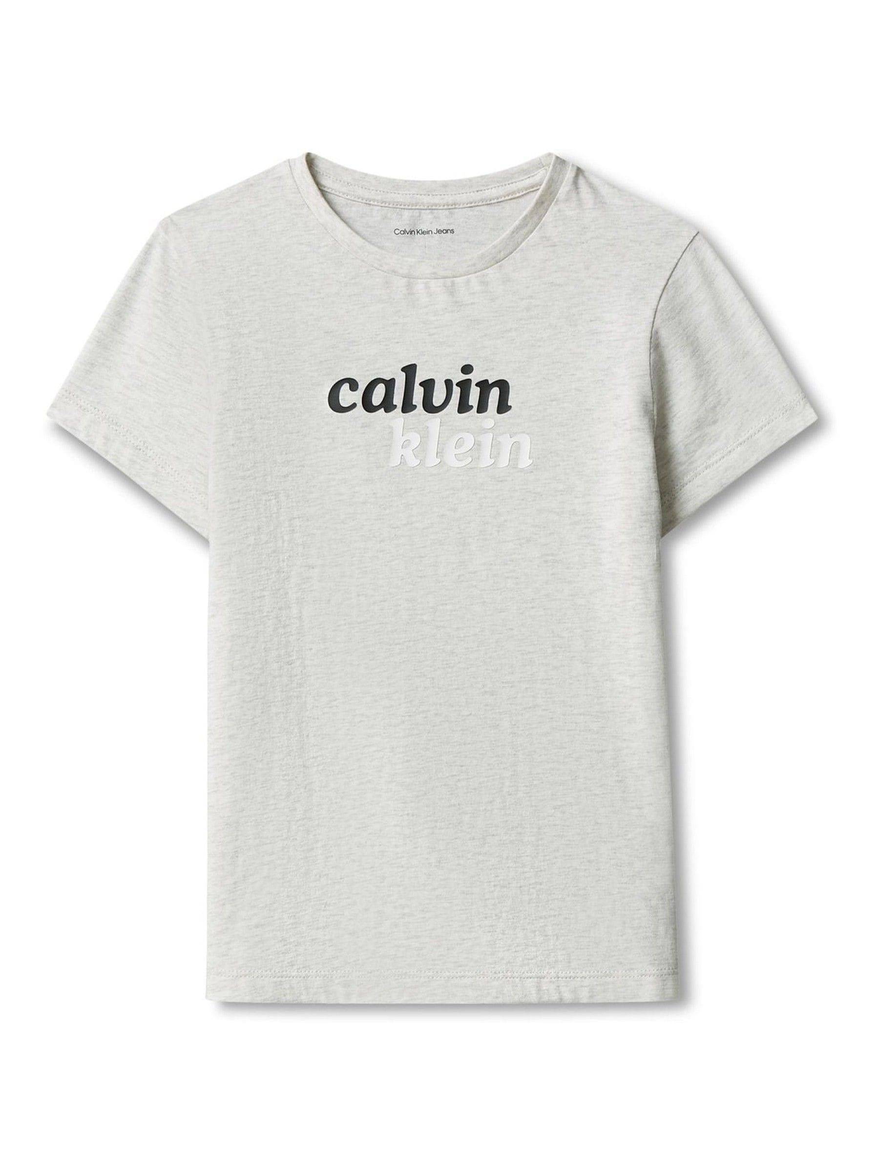Calvin Klein Jeans Calvin Klein Jeans Grey Slim Logo T-Shirt