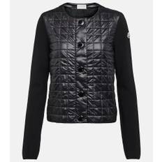 Moncler Padded wool cardigan - black - S