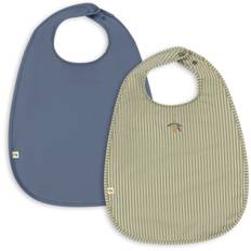 Konges Sløjd Tea Stripe/Flint Stone 2 Pak Dinner Hagesmæk
