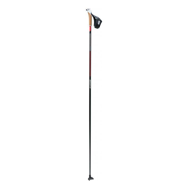 Swix Dynamic D1 Pole Vasa Pro Längdstav: Svart/Röd / 130