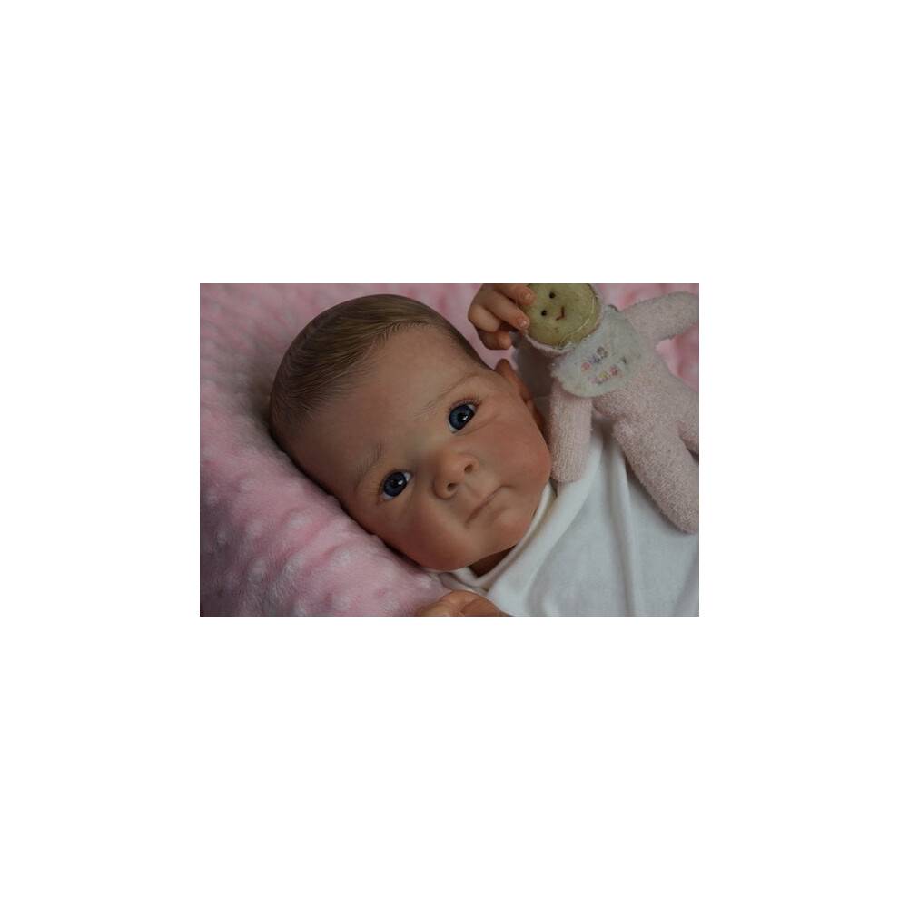 Reborn Baby Doll Vinyl Girl 18 tommer fuld krop
