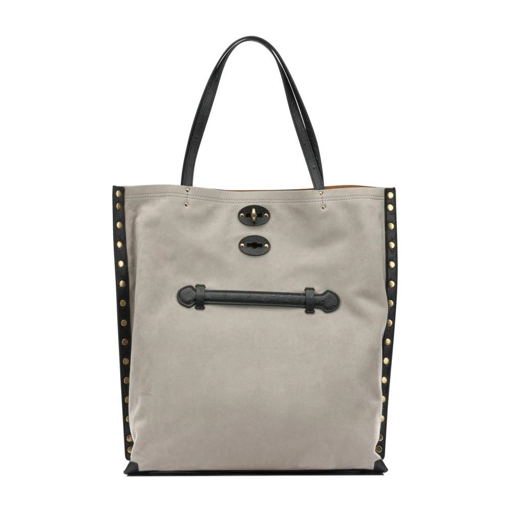 Zanellato A' Spasso Tote - Tasker - Dame - Grå - ONE SIZE - Uld