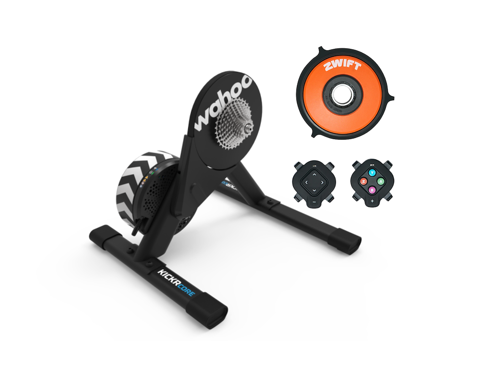 Wahoo Kickr Core 2 til 11-speed + Zwift Click V2 med Zwift Cog 1.1 - Bundle.
