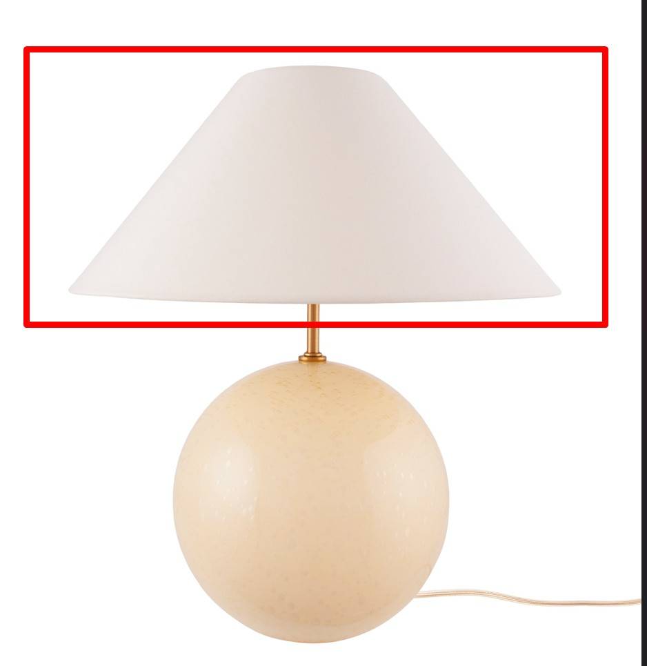 Reservskärm till 6246 Iris 35 Creme