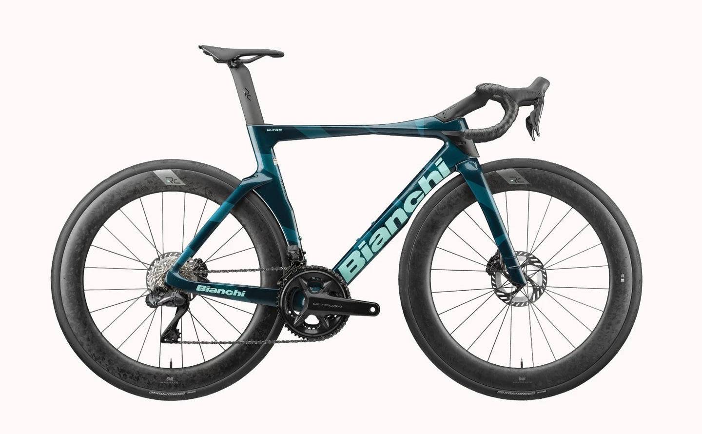 Bianchi Oltre Pro 2026 - Shimano Ultegra Di2 2x12sp - Bianchi RC 49R - 064 / 47 / Dark Celeste camo/Carbon UD/Chromed (47)