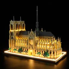 BRIKSMAX Led Licht für Lego Notre-Dame de Paris 21061 - Compatible with Lego Architecture Bausteinen Modell - Ohne Lego Set