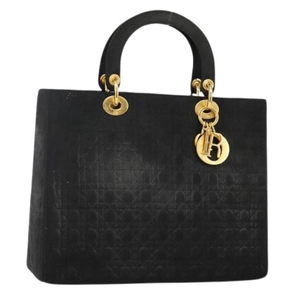 Dior Vintage Pre-owned Vintage Nylon Håndtaske - Vintage - Dame - Sort - ONE SIZE - Nylon