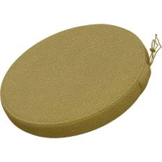 IKEA - Överdrag till rund stolsdyna till Frösön/Duvholmen stol, Dark Lemon Yellow, UTOMHUS - Bemz