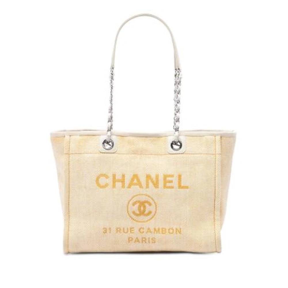 Chanel Vintage Pre-owned Rattan chanel-tasker - Vintage - Dame - Beige - ONE SIZE -