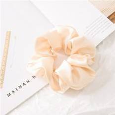 1pc kvinnor satin siden scrunchie enfärgad elastisk handgjord flerfärgad hårband hästsvanshållare pannband håraccessoarer - 6