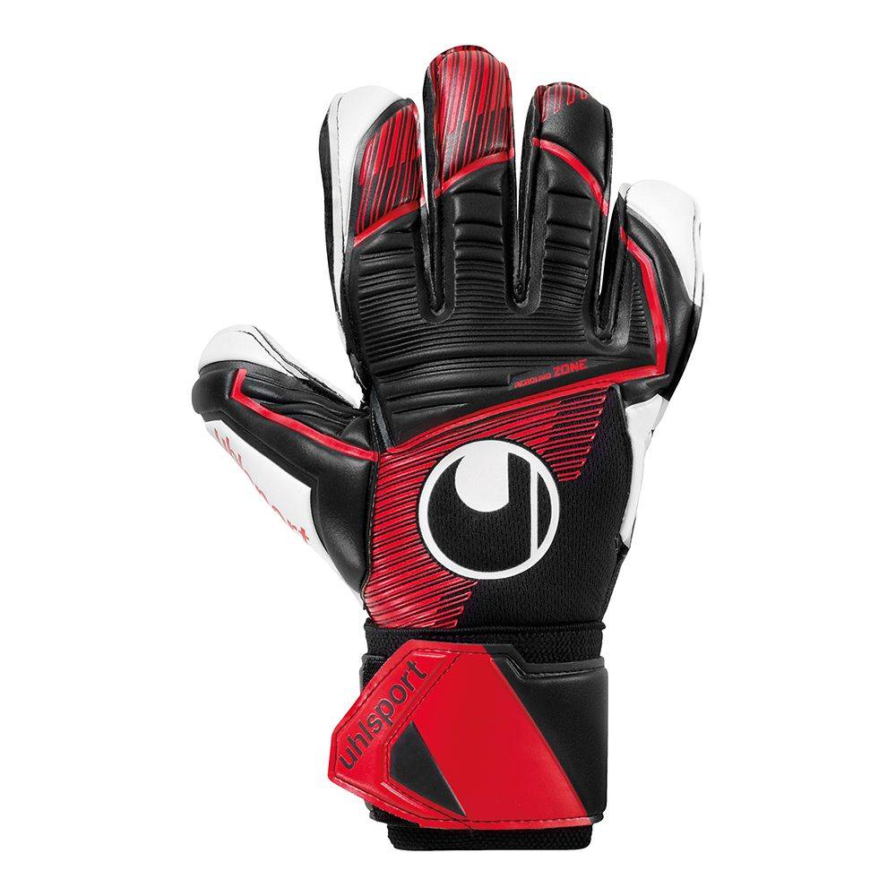 Uhlsport Powerline Supersoft: Black/Red / 10