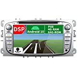 JOYX PX6 Android 10 autoradio passar för Ford Focus/Mondeo/S-Max/C-Ma/Galaxy -【Bulit i DSP】-【4G+64G】- 2 Din - gratis Canbus backup-kamera - 7 tum - HDMI 4K-Video DAB ratt BT5.0 4G WIFI Carplay