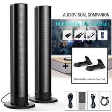 BS-56 TV Computer Desktop BT Stereo Detachable Wireless Soundbar Ultra-loud Stage Stereo Space svart