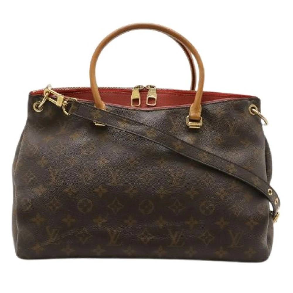 Louis Vuitton Vintage Pre-owned Vintage Canvas Håndtaske - Vintage - Dame - Rød - ONE SIZE -