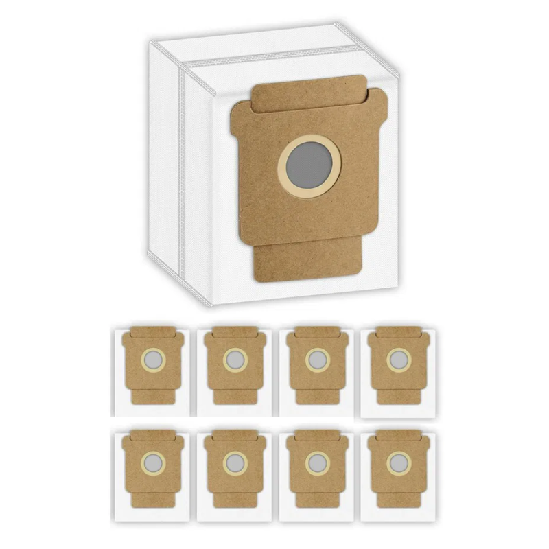 8 stk. Støvsugerpose til iRobot Roomba 205 / 405 / 505 Combo / 105 Combo + Dock.
