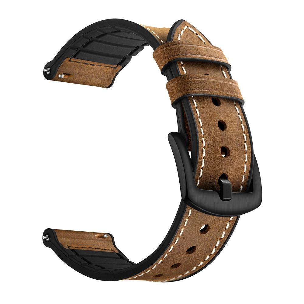 Premium Läderarmband Garmin Forerunner 70 Brun